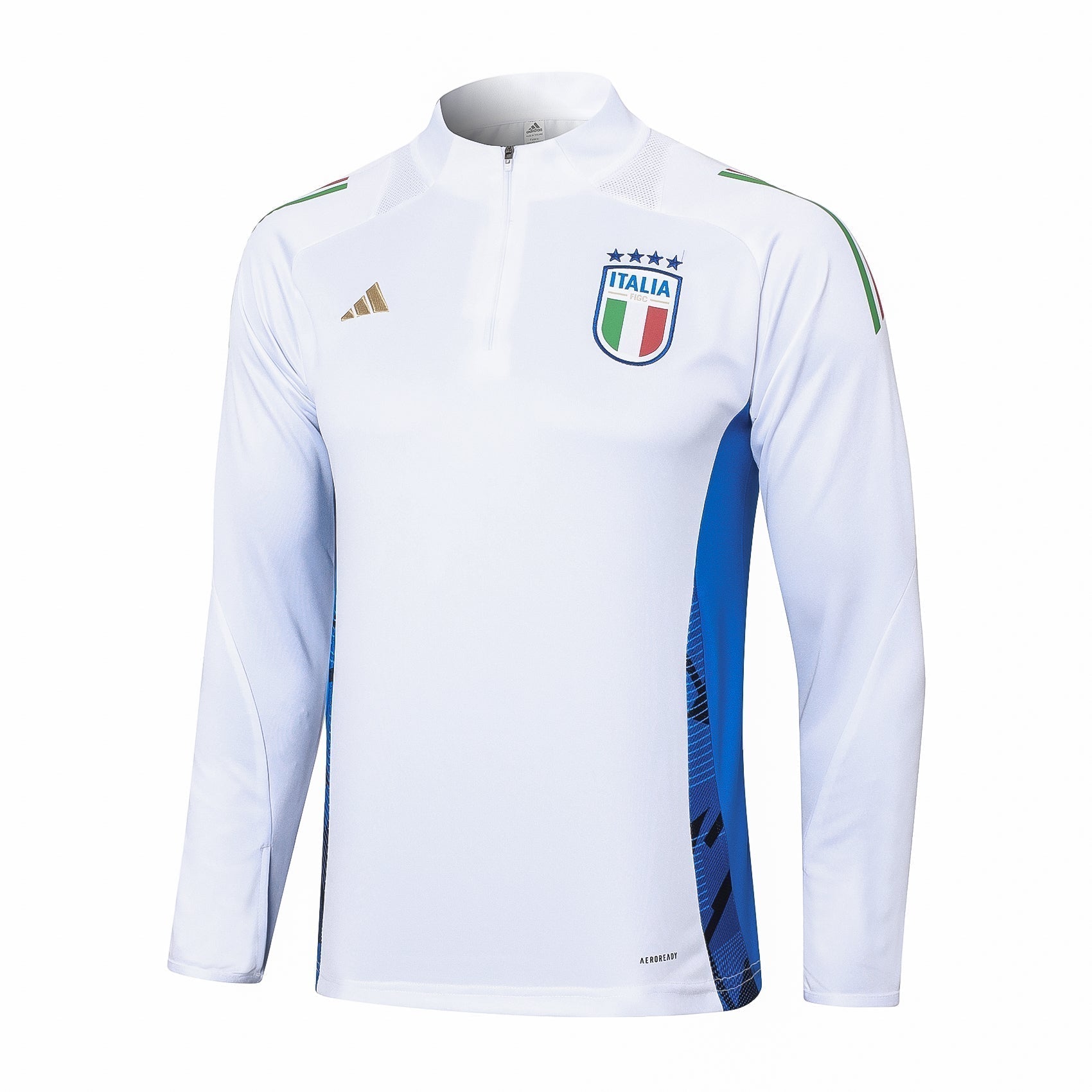 Italy 24-25 white half zip Tracksuit