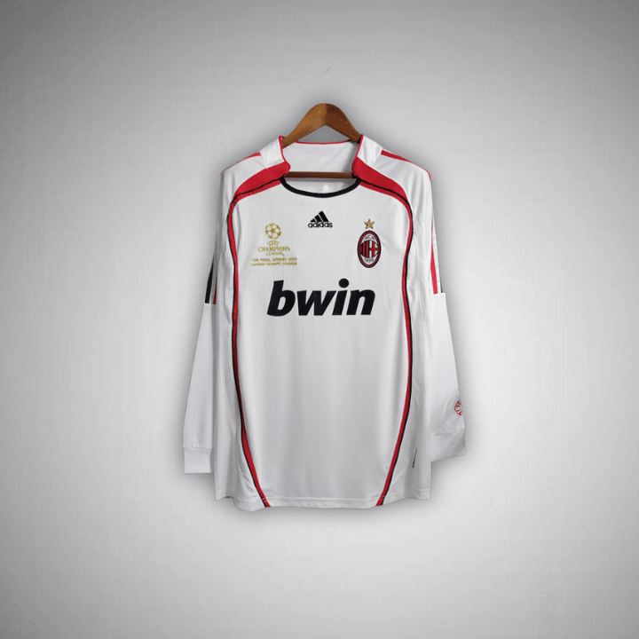 Camiseta de manga larga de visitante del AC Milan 2006/2007