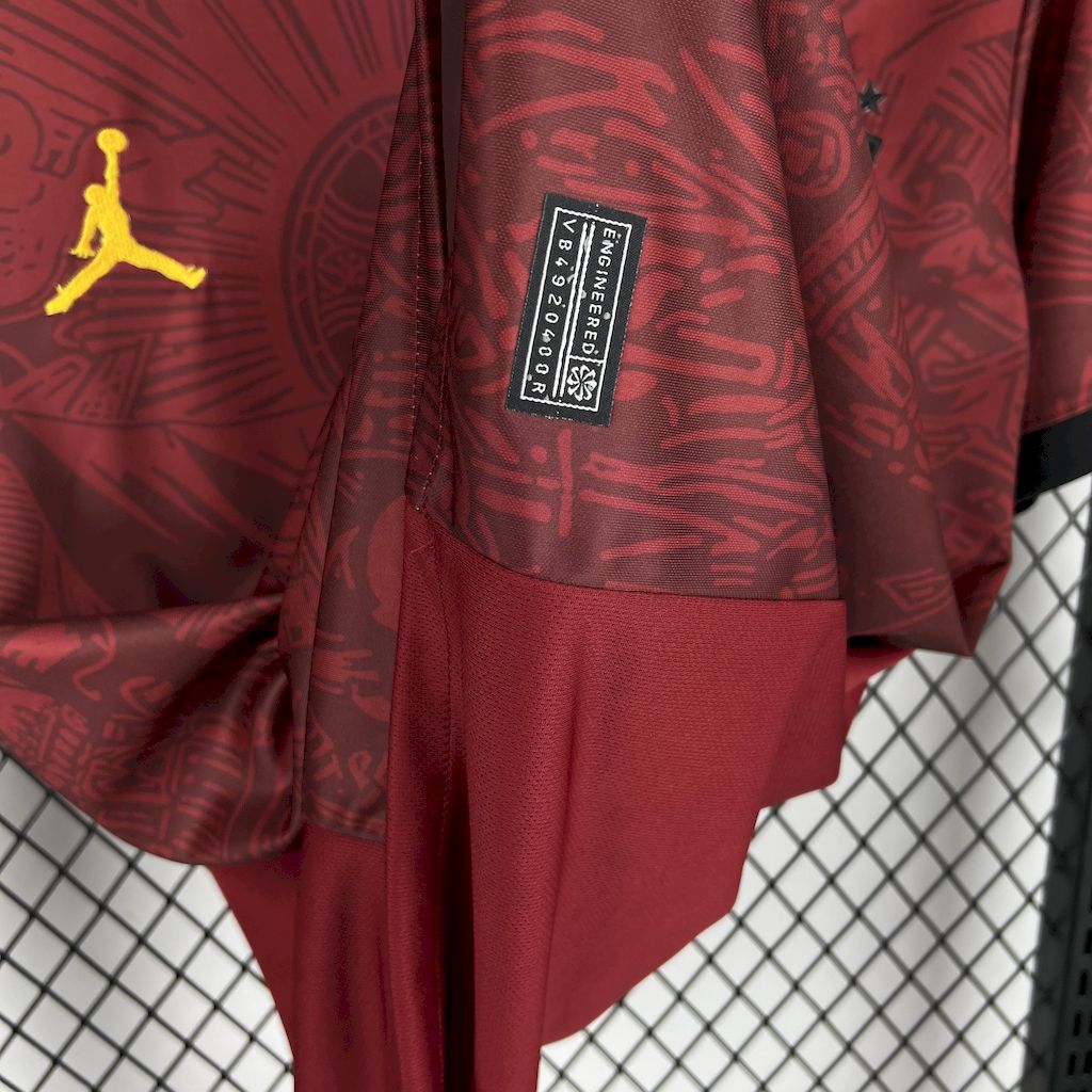 Brazil Jesus Christ the Redeemer Jordan Red Jersey 2025/2026