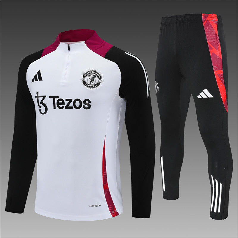 Manchester United white Tracksuit 24/25