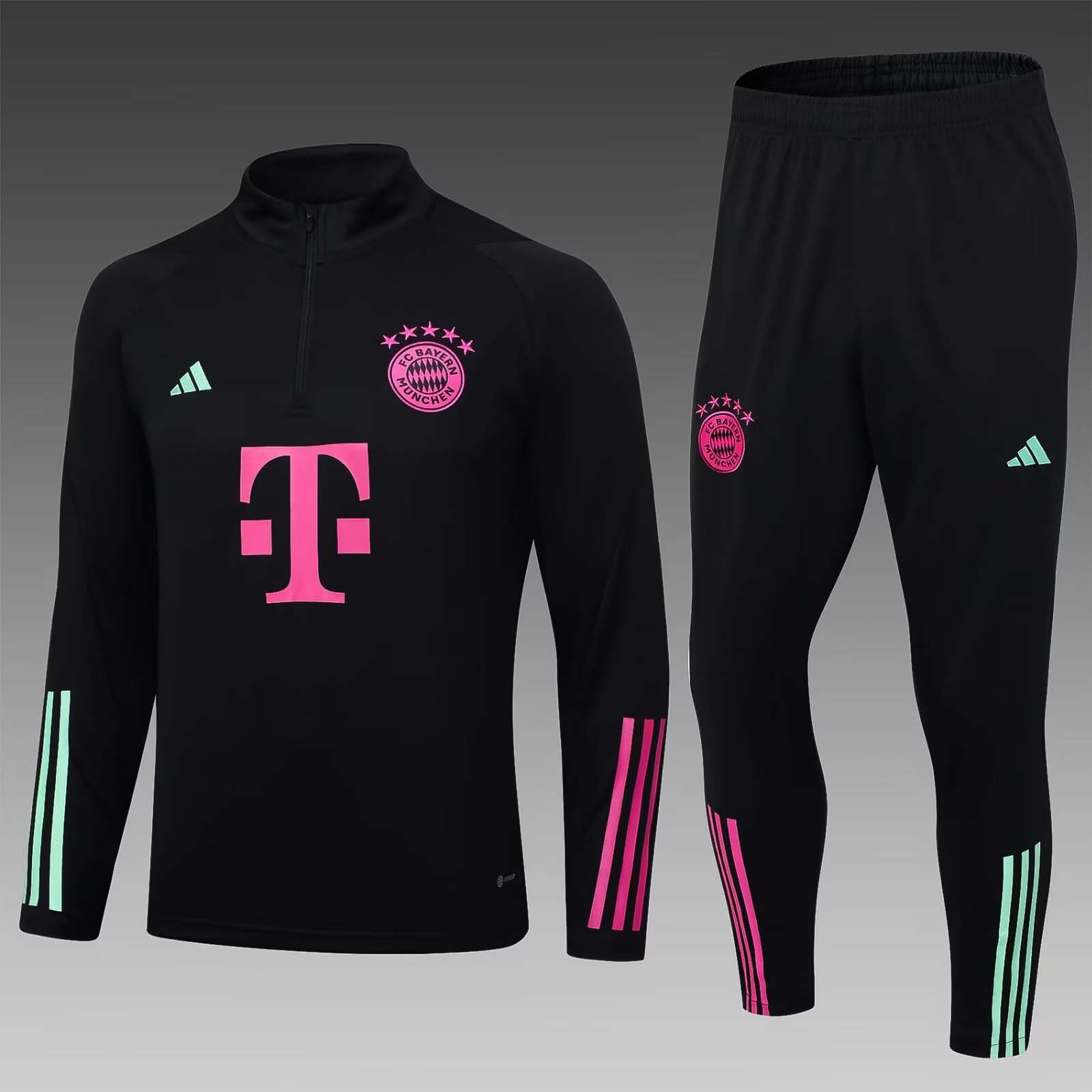 Bayern Munich 23-24 Black Tracksuit