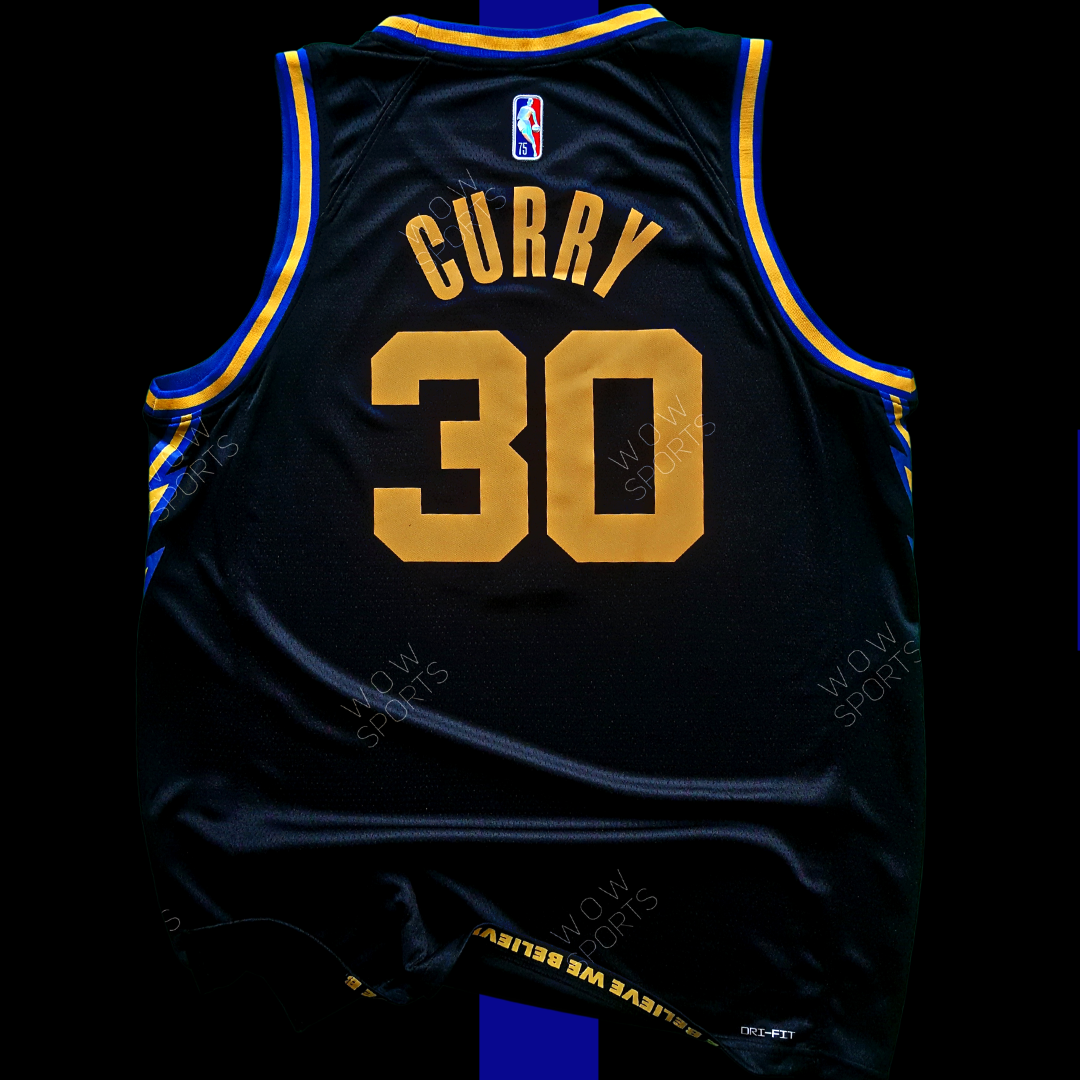 Golden State Warriros 2022 75th Anniversary City Edition Black