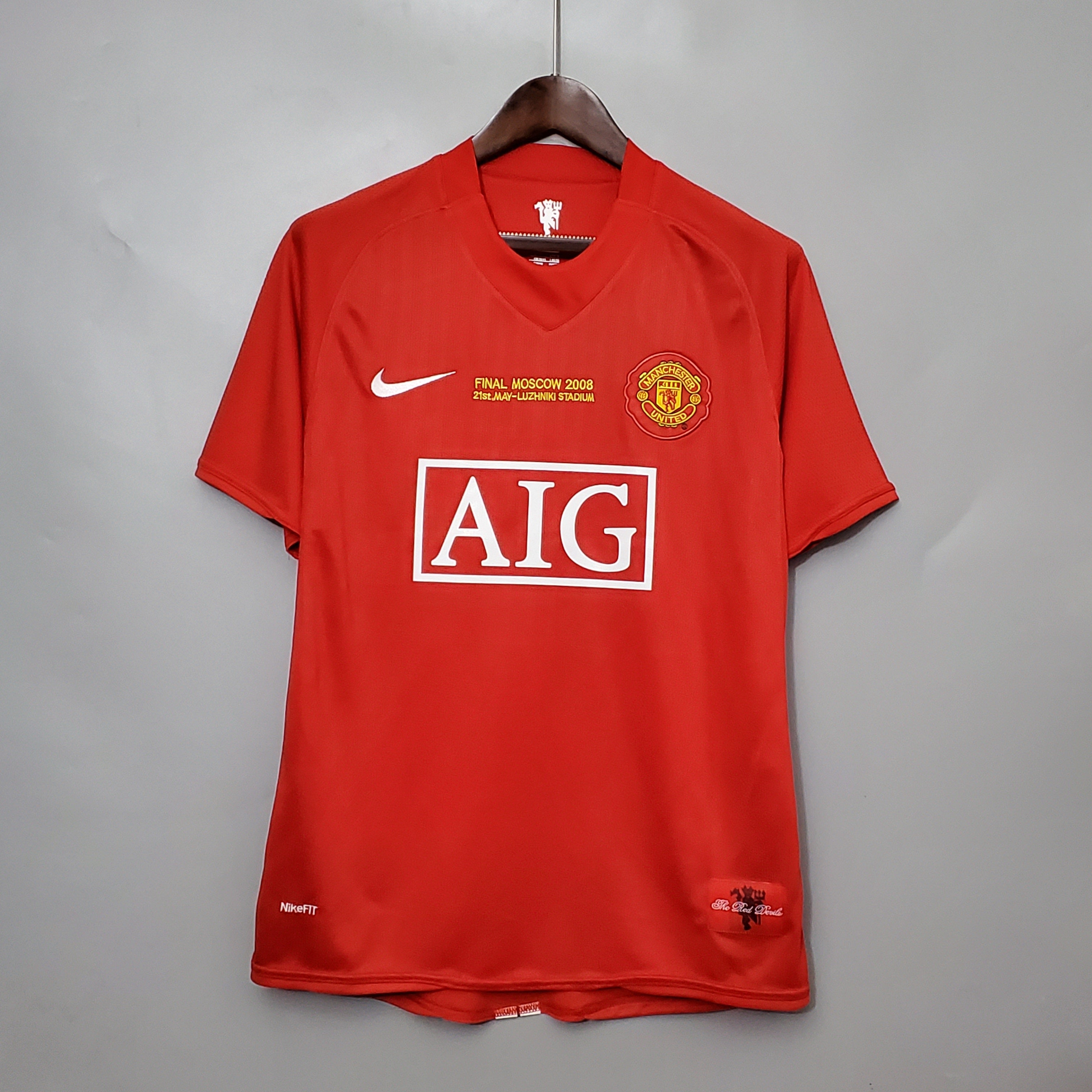 2007-2008 Manchester United retro kit