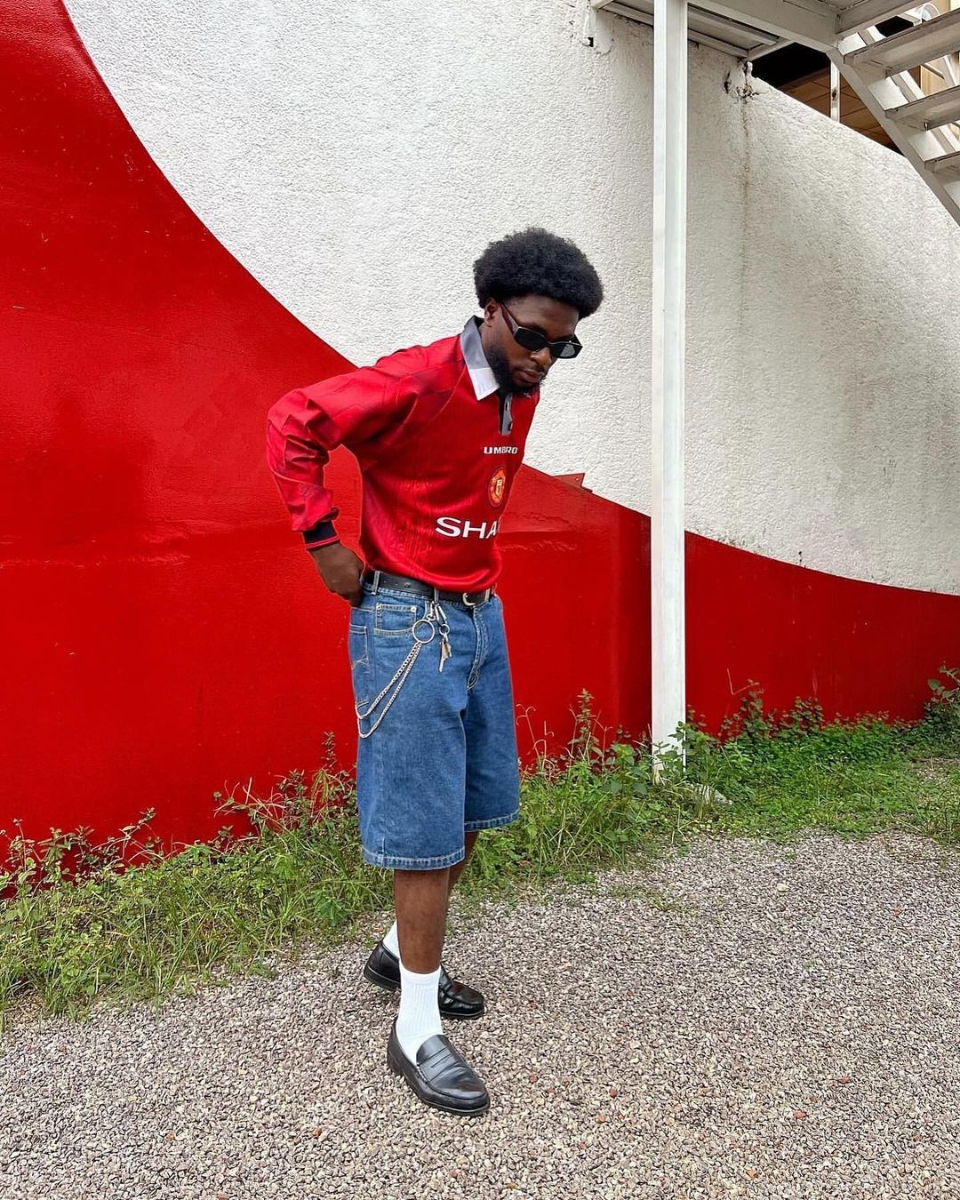 MAN UNITED 1996 HOME long sleeves