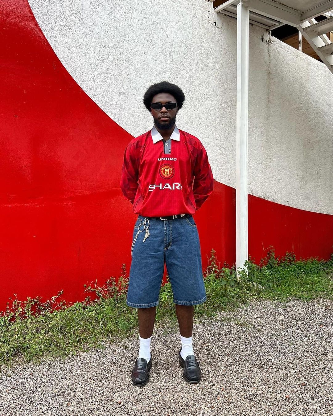 MAN UNITED 1996 HOME long sleeves