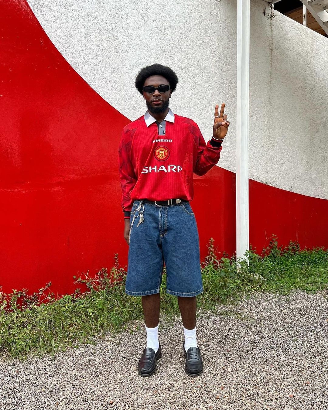 MAN UNITED 1996 HOME long sleeves