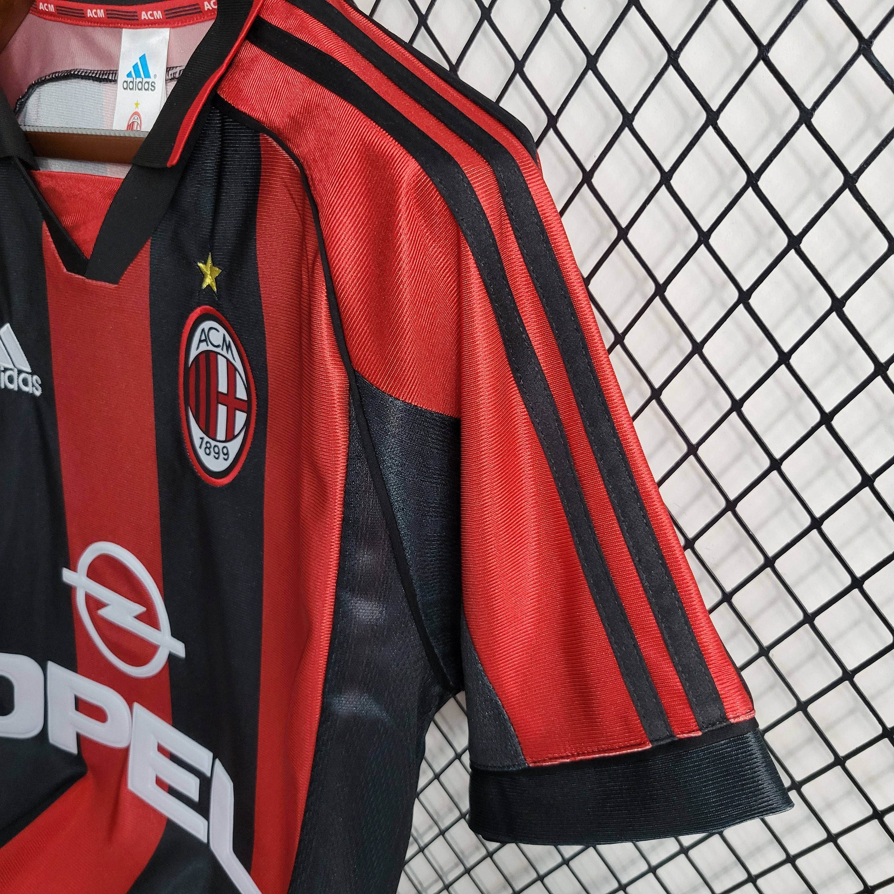 Camiseta retro local del AC Milan 1998-1999