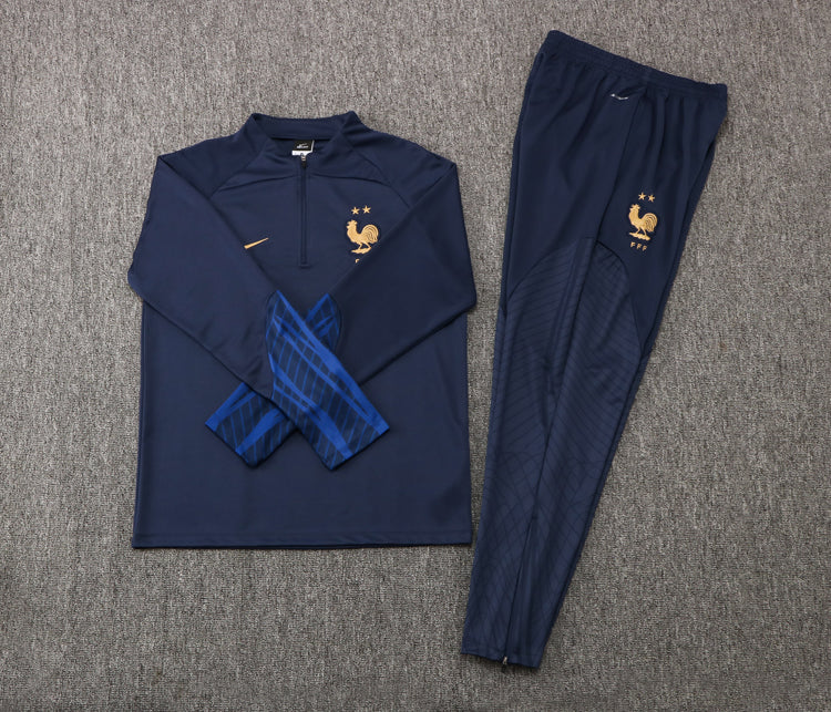 France 22-23 Blue Junior Tracksuit