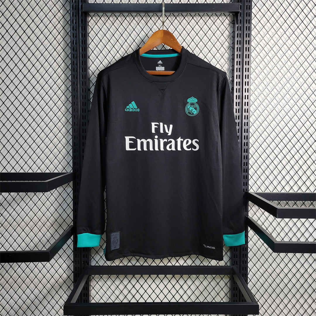 2017/2018 Real Madrid away long sleeve retro jersey