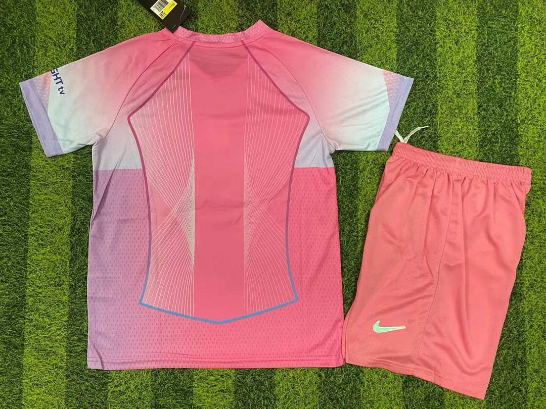 FC Barcelona 2025–26 Pink Kids Jersey