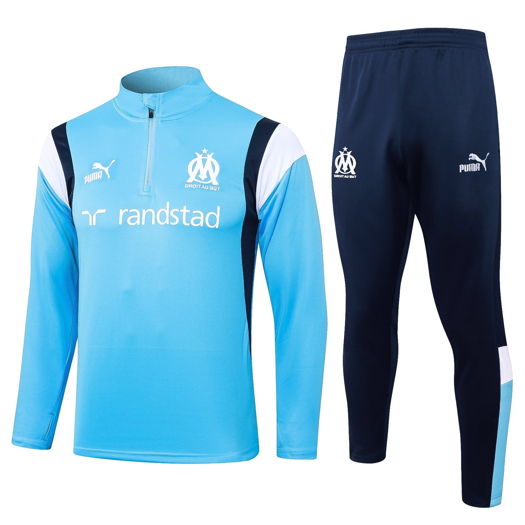 Marseille 23-24 Sky Blue Tracksuit