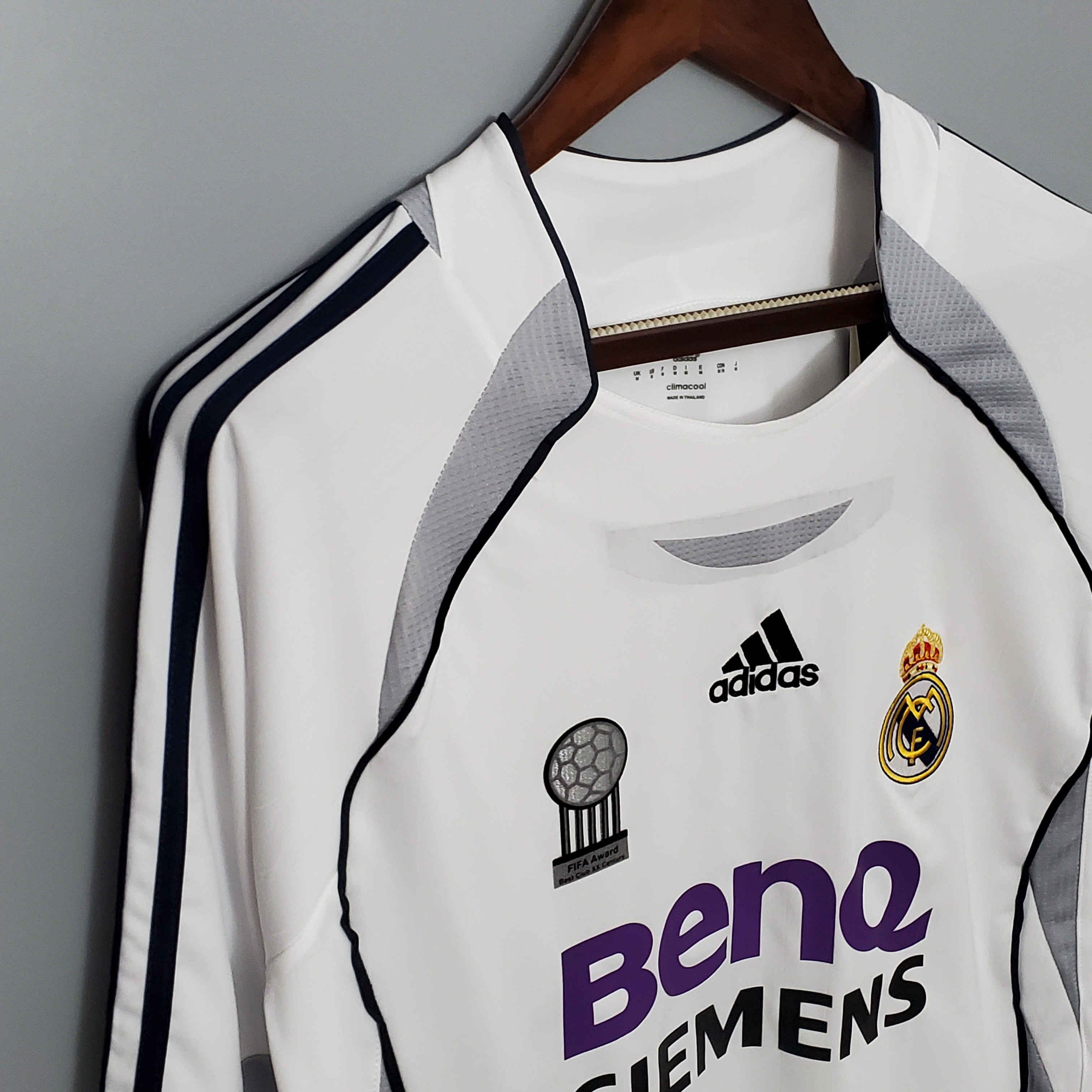 Camiseta local del Real Madrid 2006-2007 (manga larga)