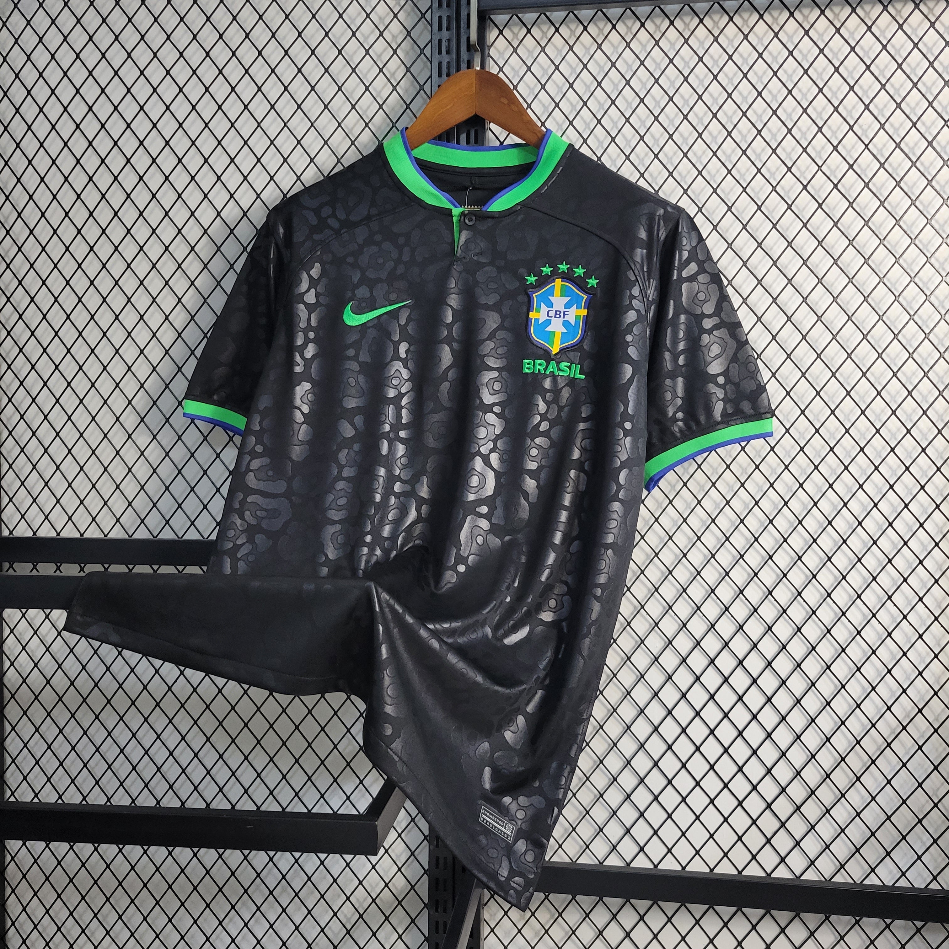 Brazil Black kit Leopard print 2024