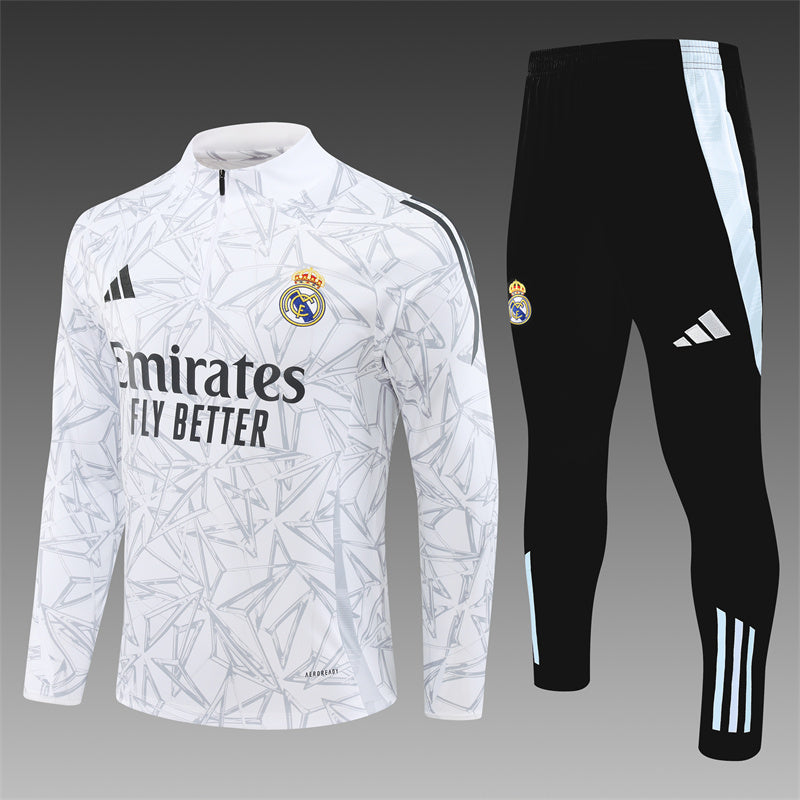 Real Madrid Tracksuit White