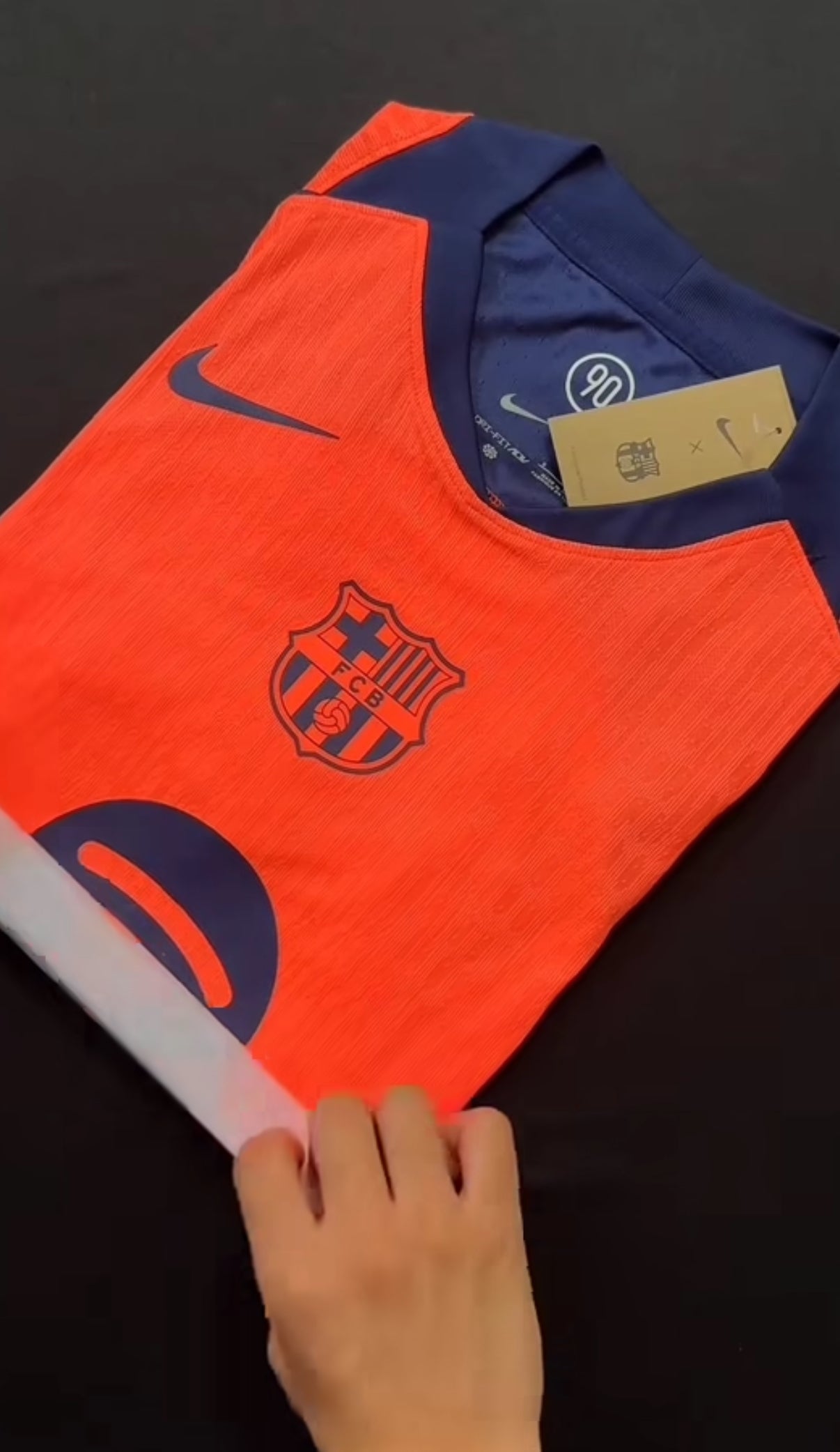 Fc Barcelona Third kit 2025 2026 Orange