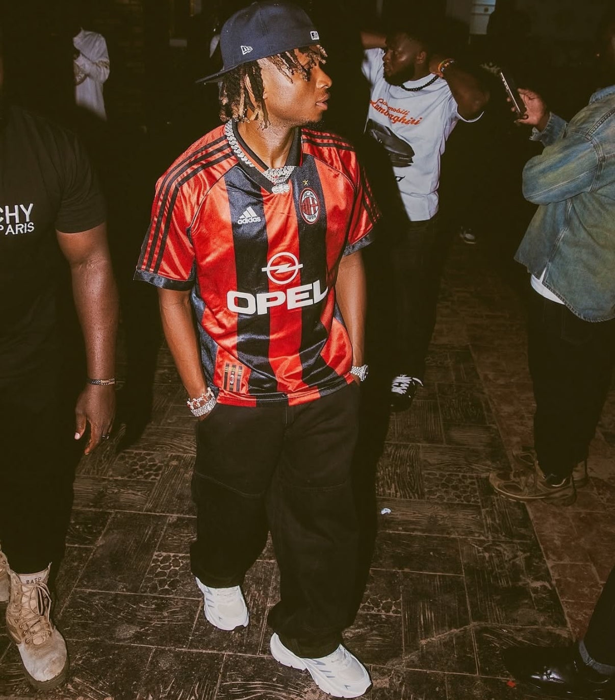 Camiseta retro local del AC Milan 1998-1999