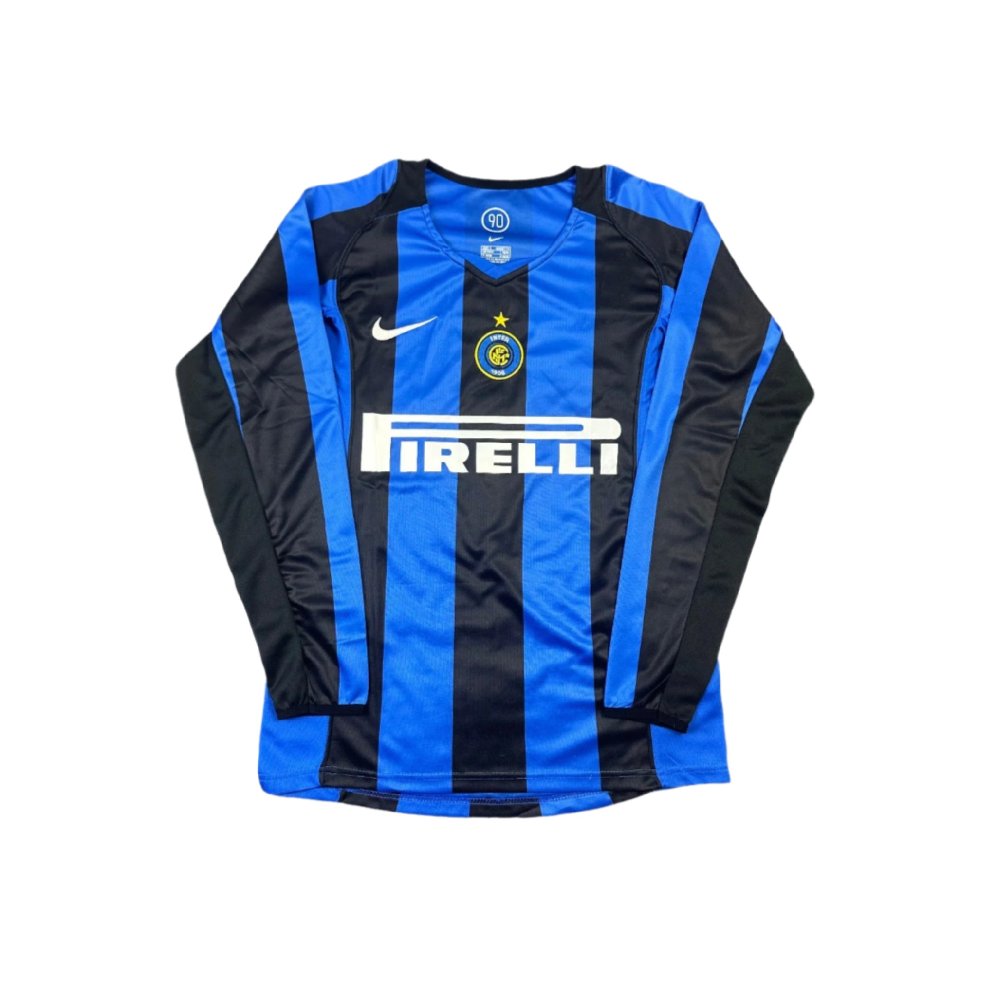 Camiseta retro de manga larga del Inter de Milán 2004/2005 | Equipación vintage