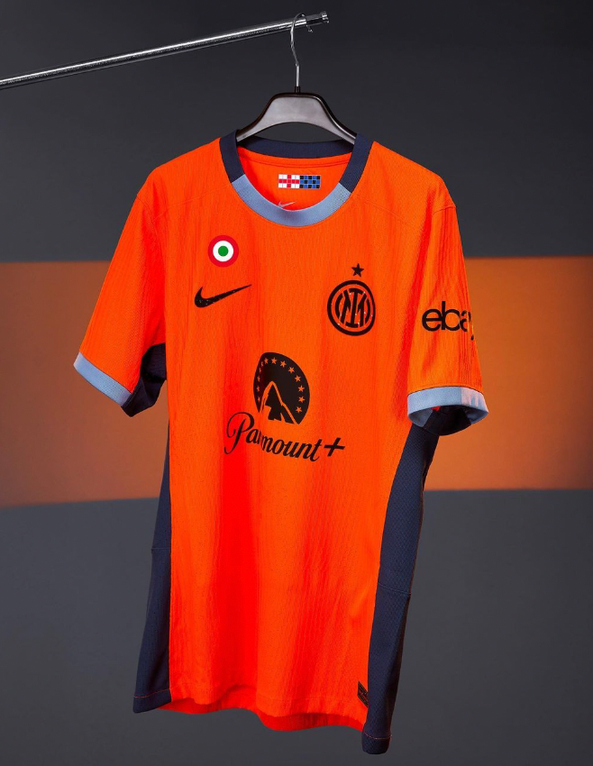 Inter Milan orange jersey third kit