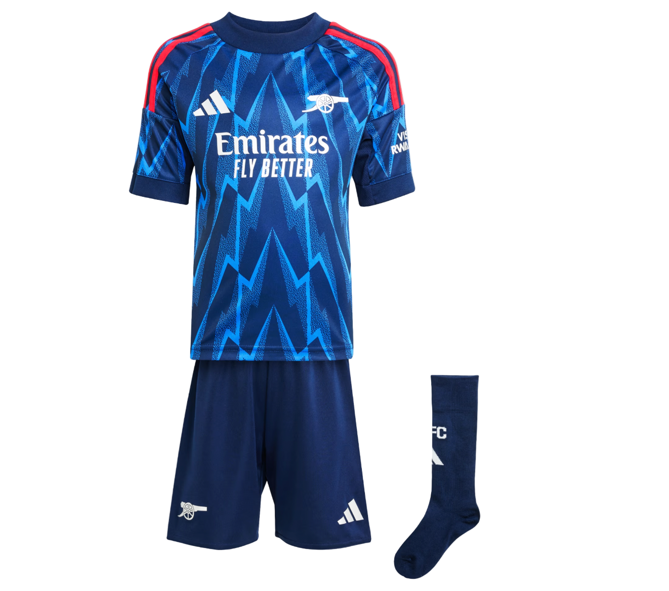 Arsenal 2025/2026 Kids Away Kit