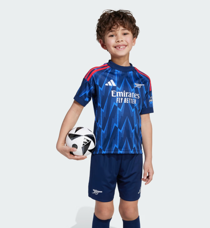 Arsenal 2025/2026 Kids Away Kit