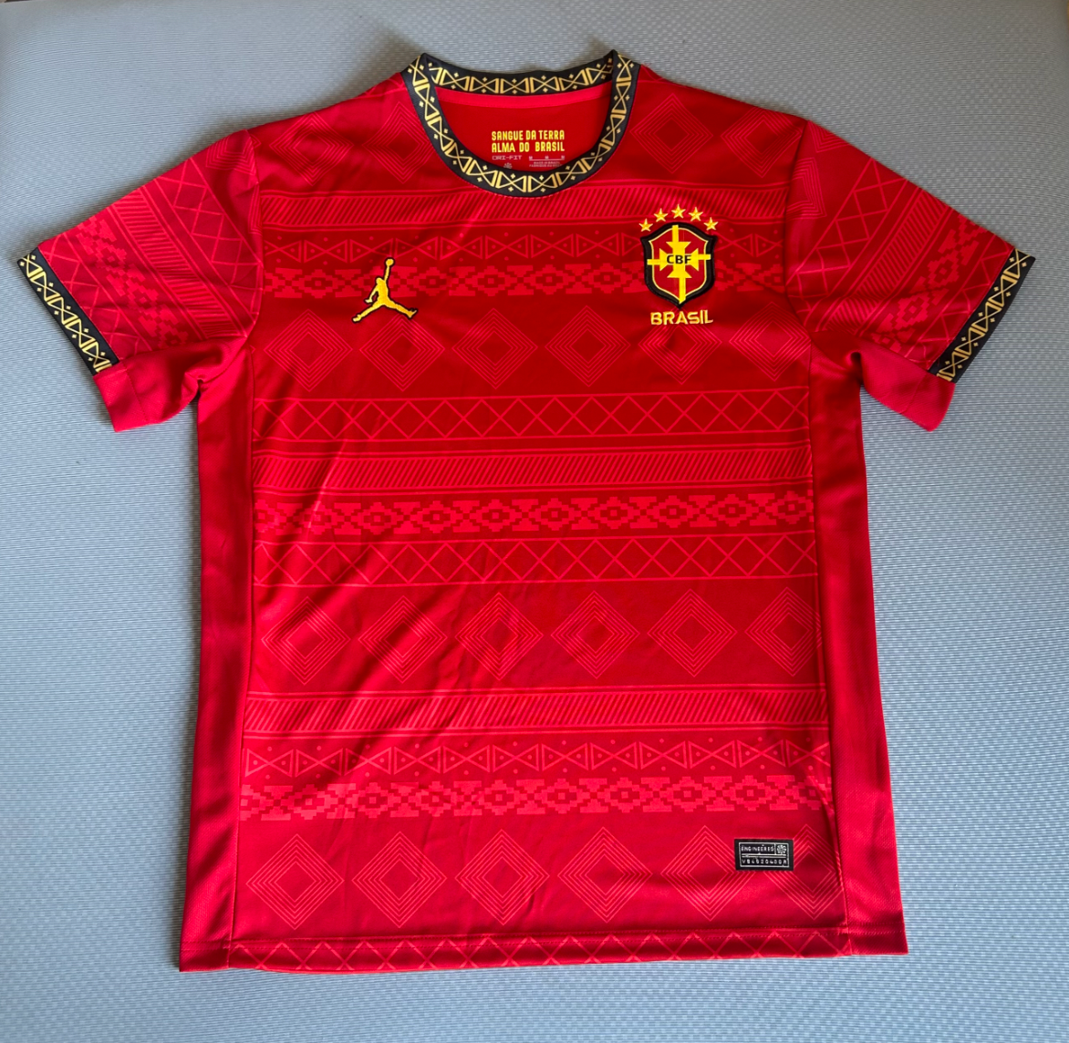 Brazil Jordan 2026 Red Jersey