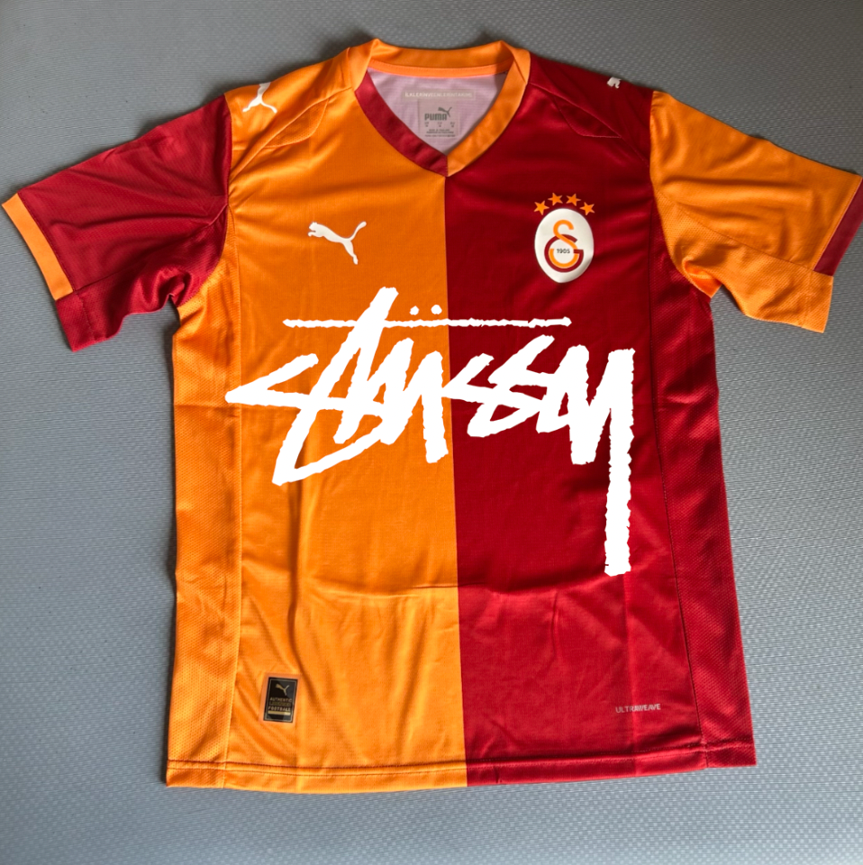 Galatasaray x Stussy 2025/2026 Special Edition jersey
