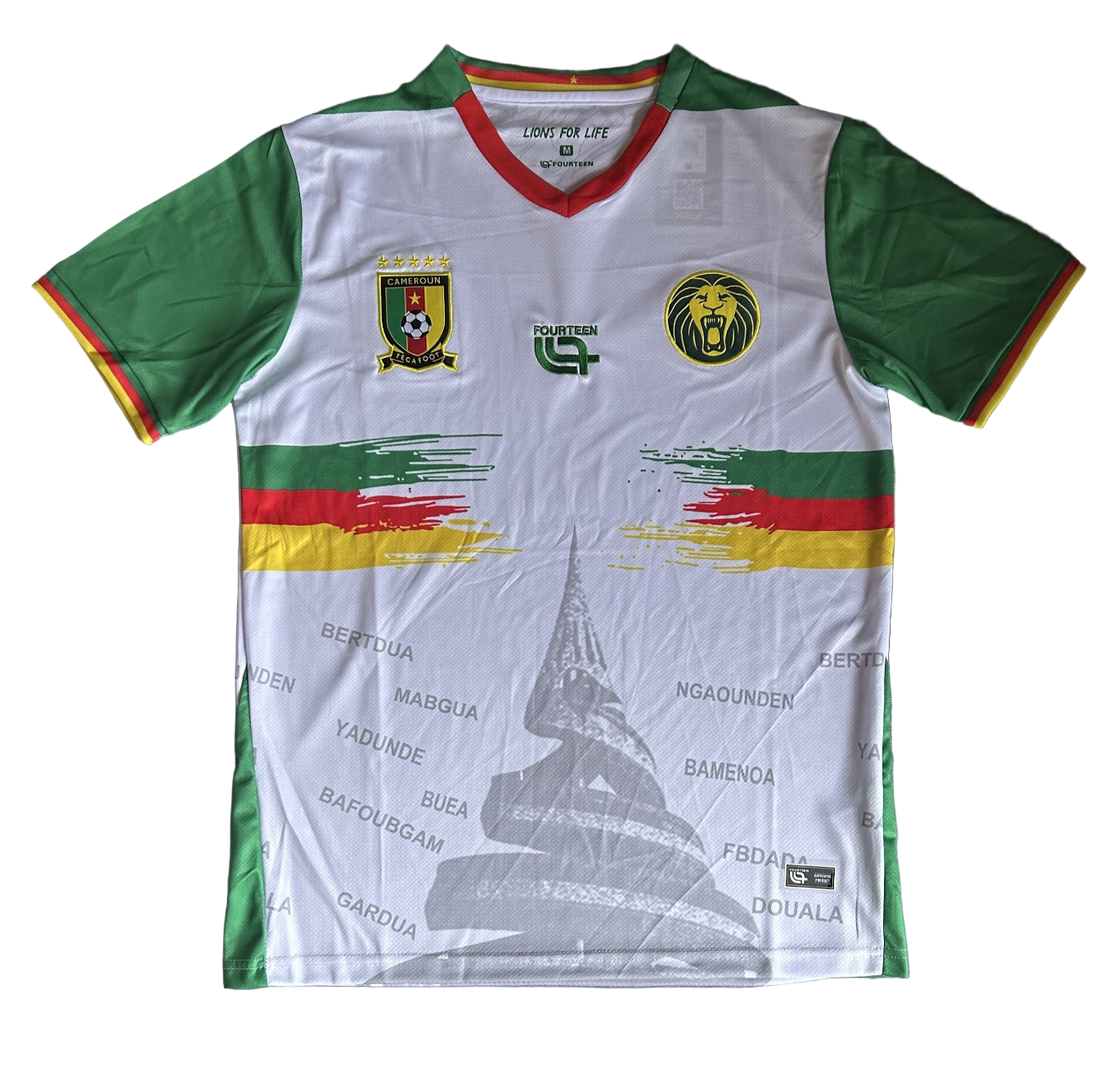 Cameroon 2025/2026 away white jersey