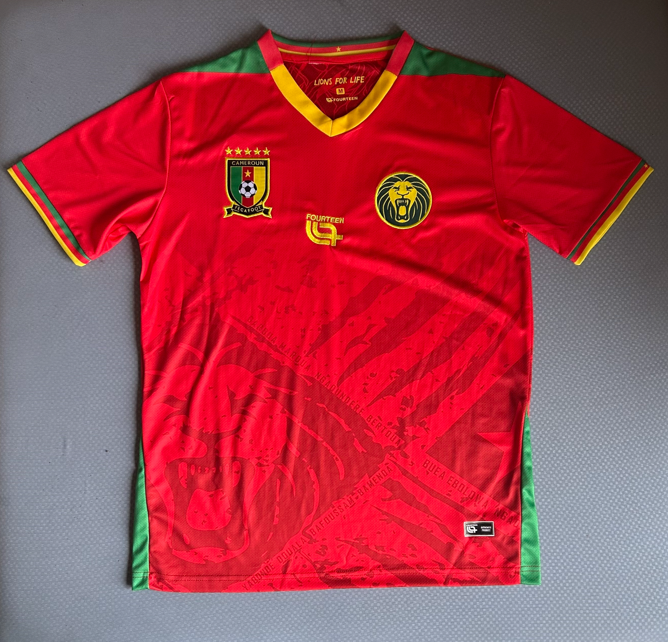 Cameroon 2025/2026 third red jersey