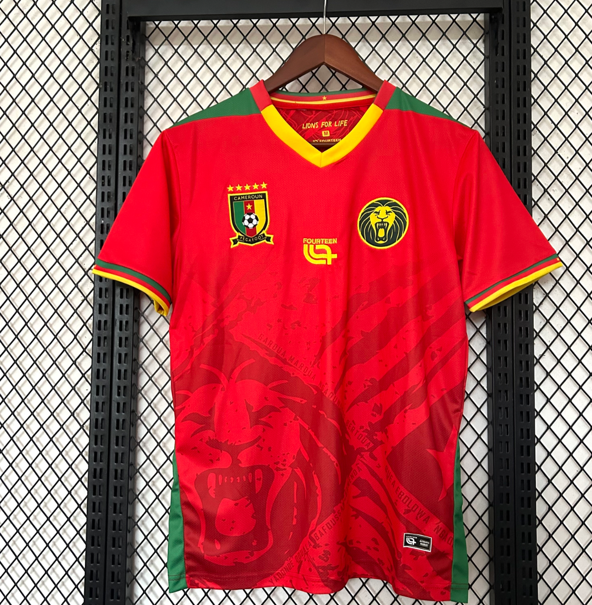 Cameroon 2025/2026 third red jersey