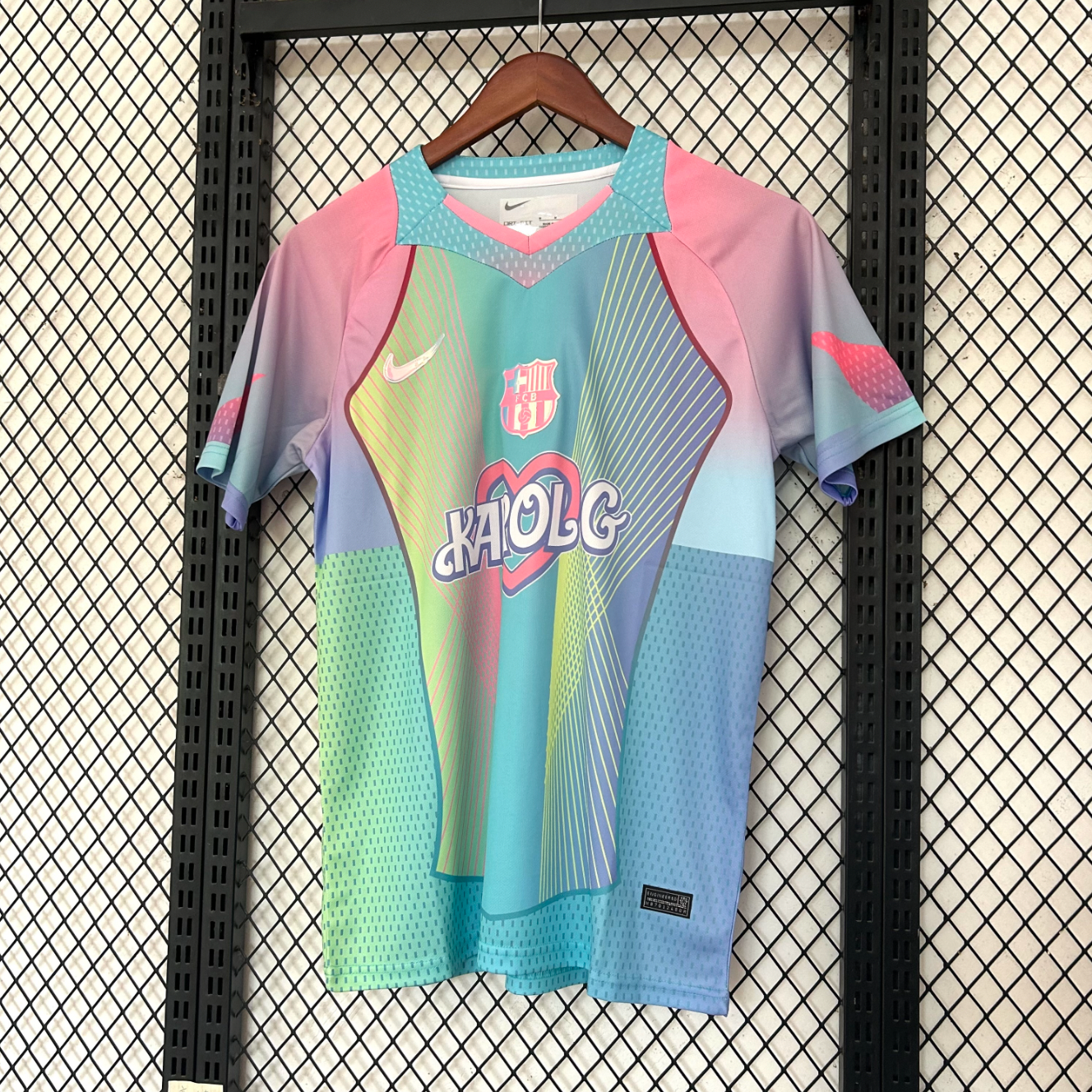 FC Barcelona Karol G Jersey Light Blue Special Edition