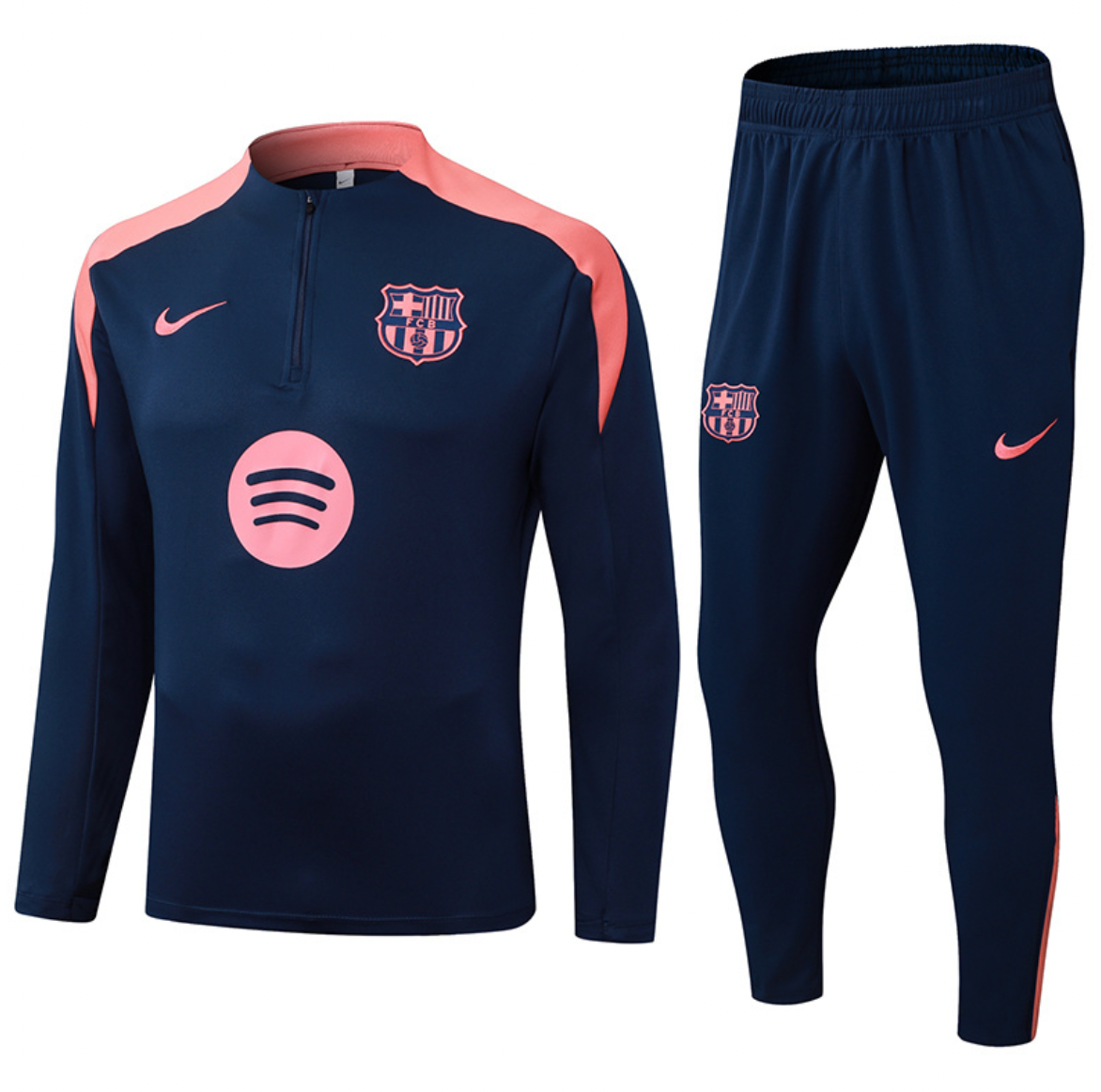 FC Barcelona 2025/2026 Blue and Pink Tracksuit