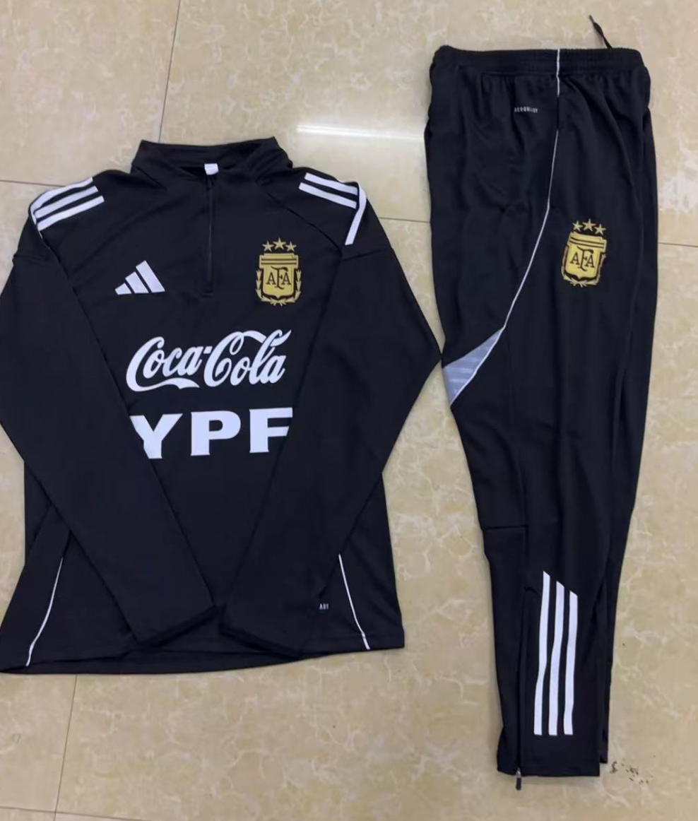 Argentina 2025/2026 Black Tracksuit