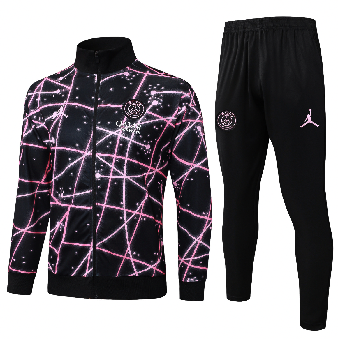 PSG Tracksuit 2025/2026 Black and Pink