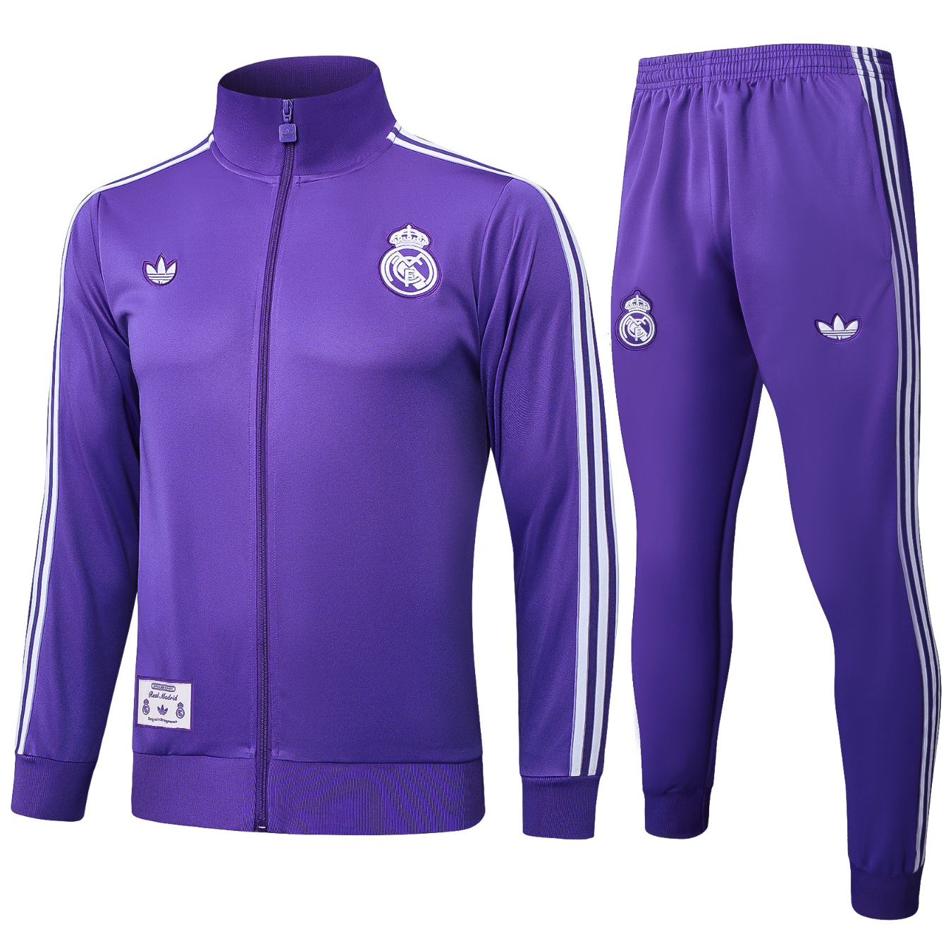 Real Madrid Icons Tracksuit Purple 2026