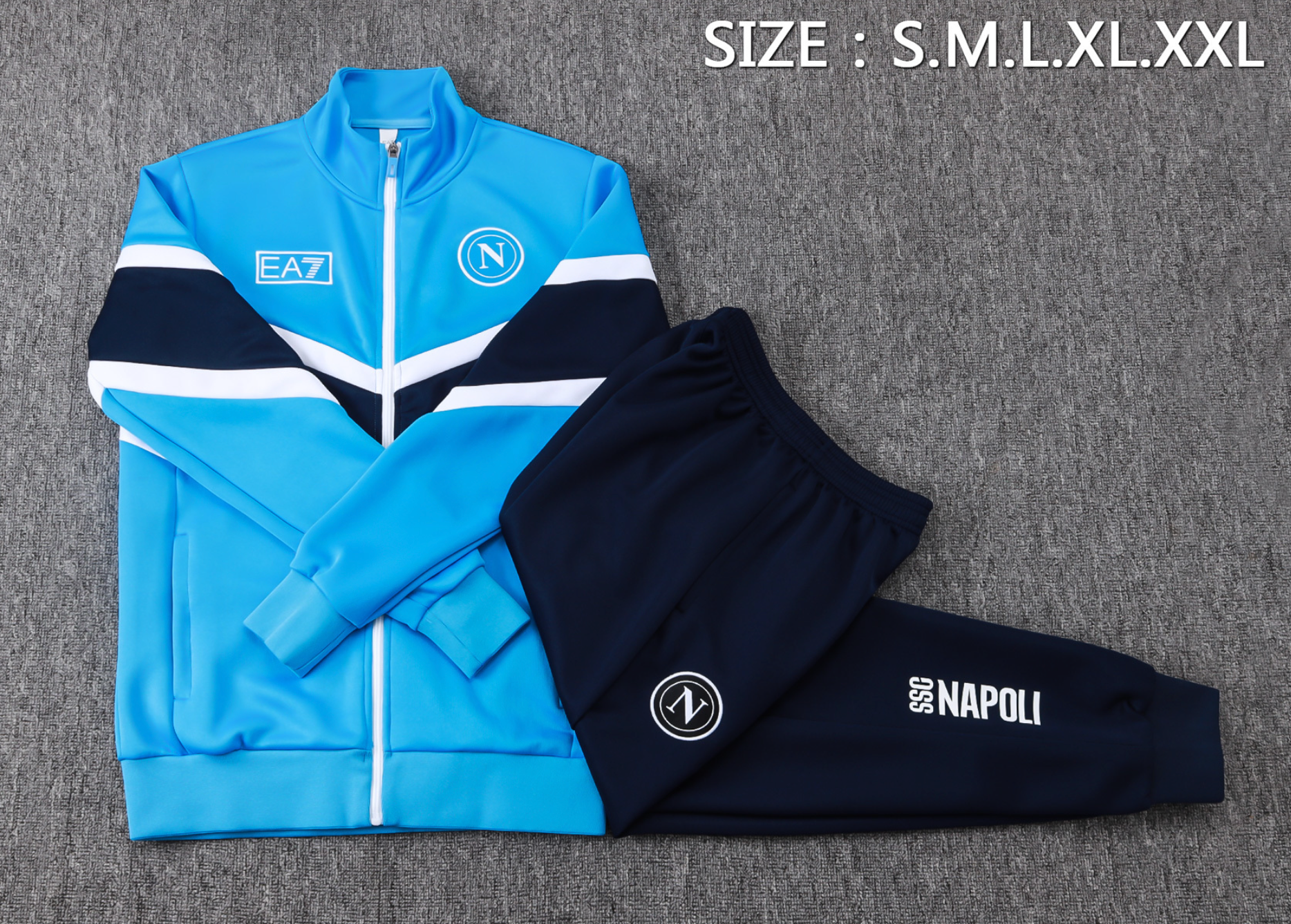 Napoli 2026 blue tracksuit