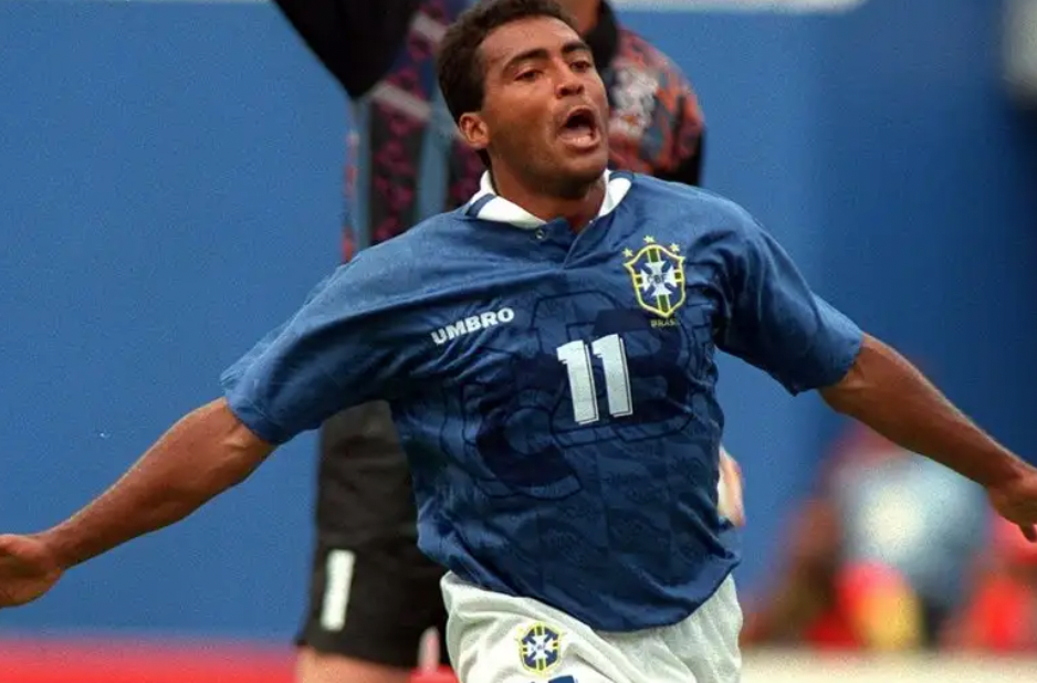 Camiseta retro de visitante de Brasil de 1992