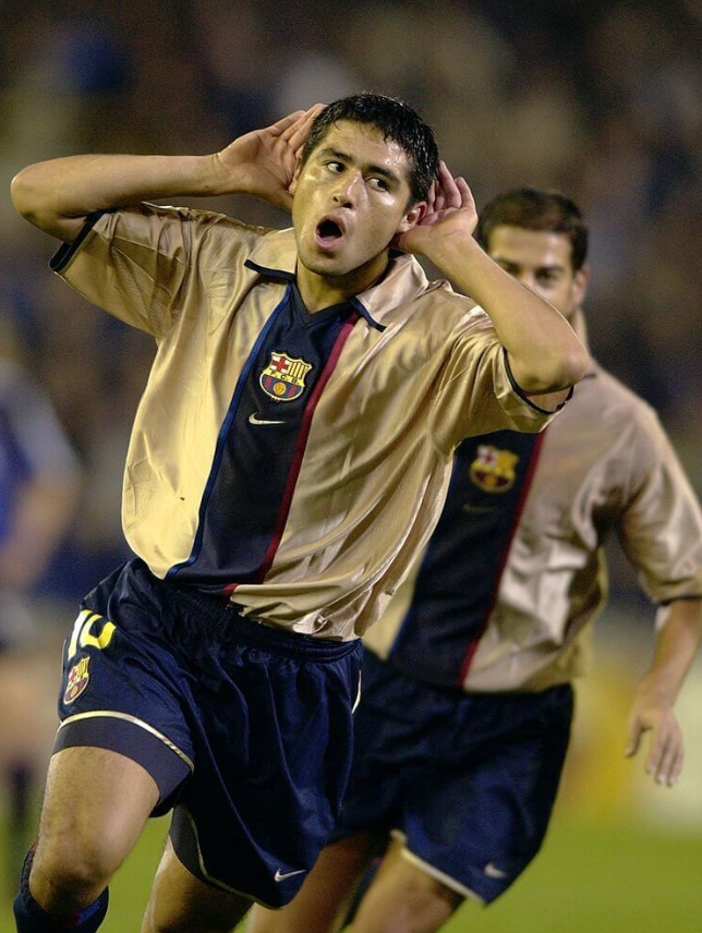 Equipación visitante del Barcelona 2002-2003