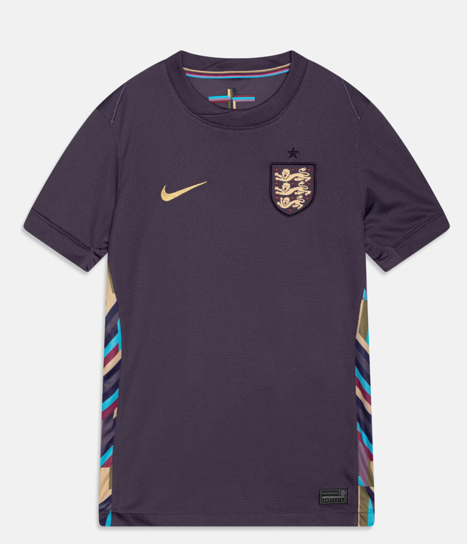 Camiseta de visitante de Inglaterra 24/25 Eurocopa 2024