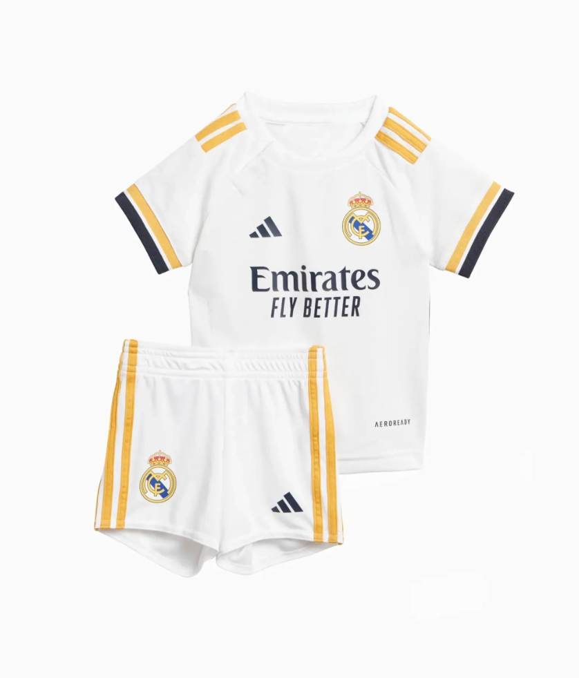 Kit local del Real Madrid 23/24 - Niños
