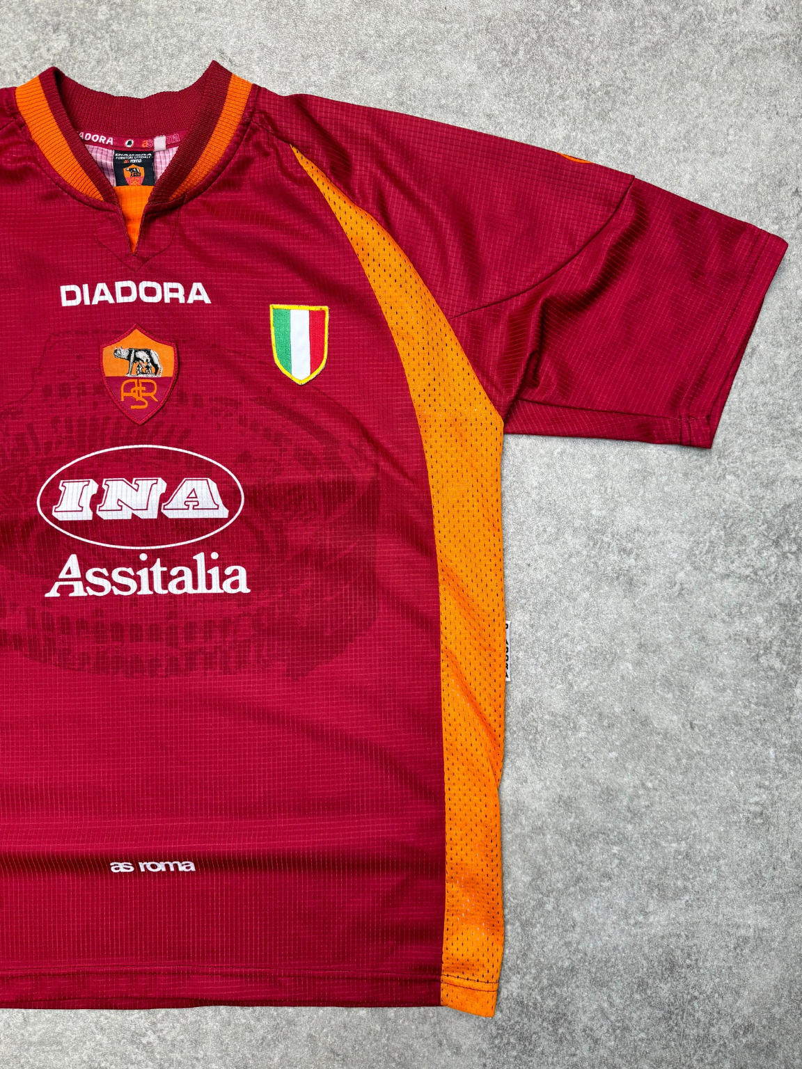 As Roma 1997/1998 Home Retro Jersey
