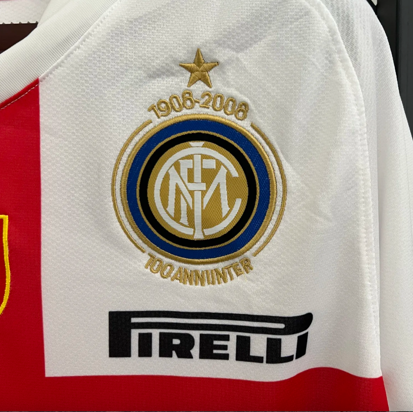 Inter Milan Red Cross Jersey 2007/2008