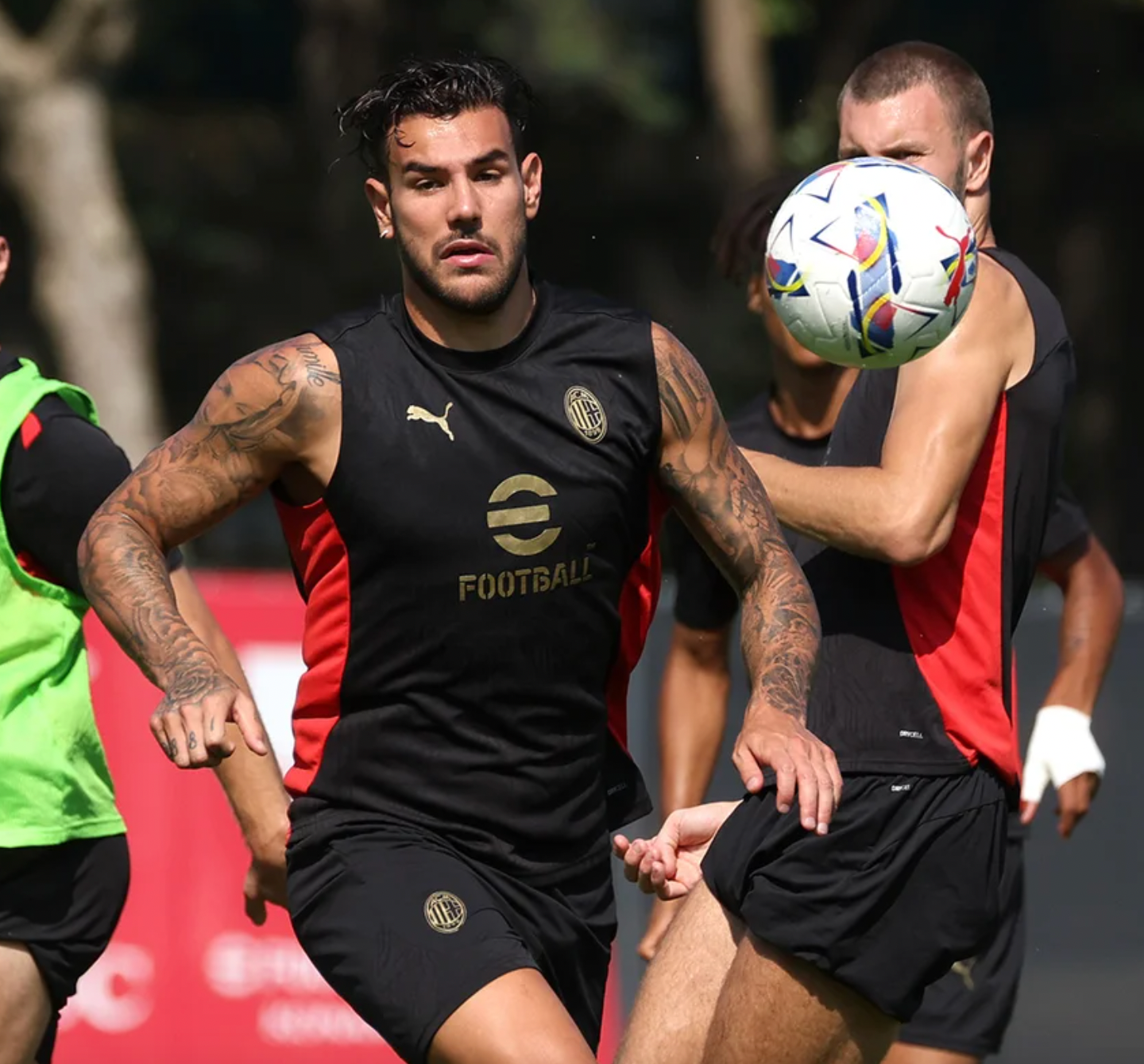 AC Milan Sleeveless Training set 2025