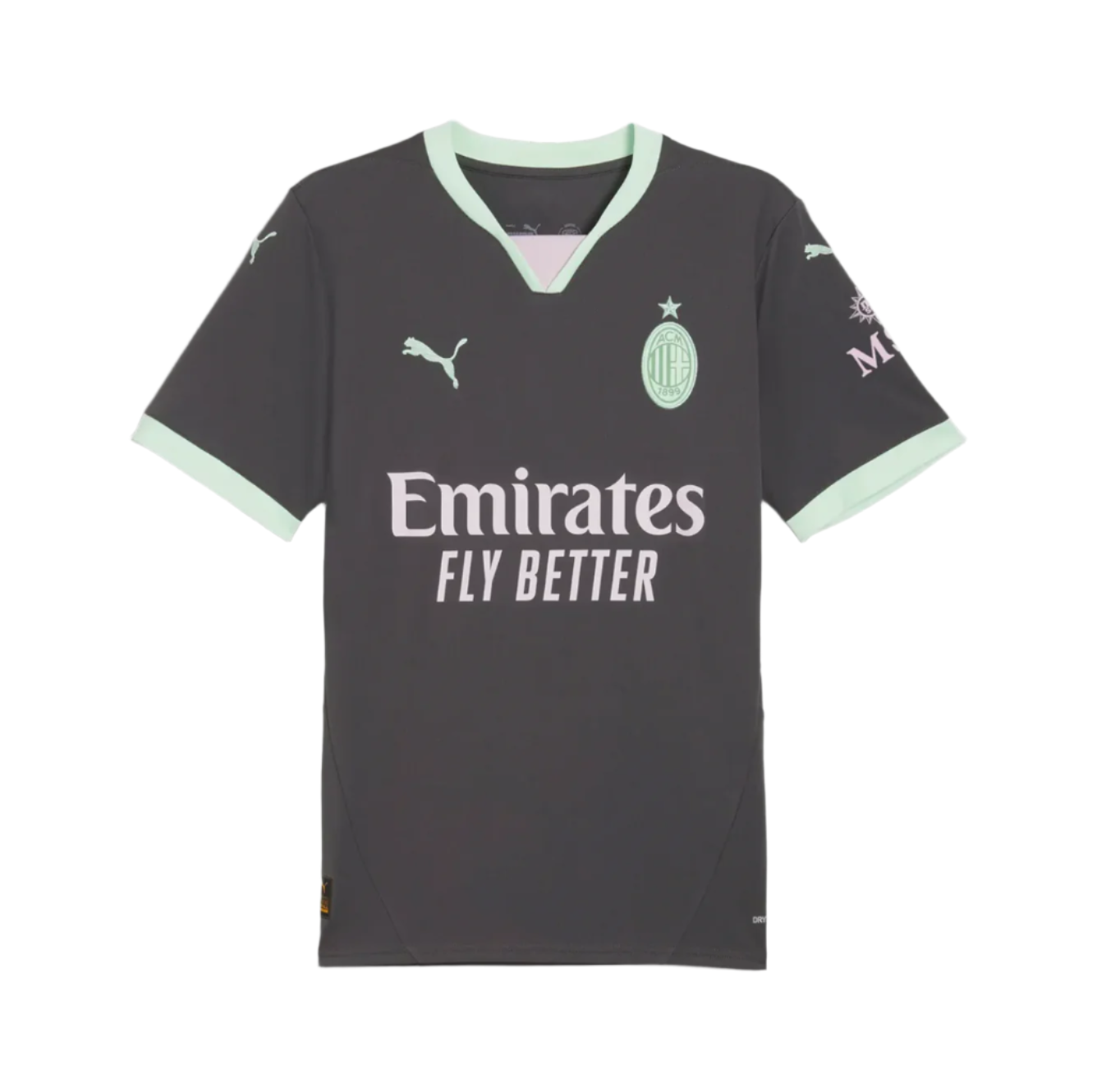 Ac Milan Third Kit 24/25 Grey and green