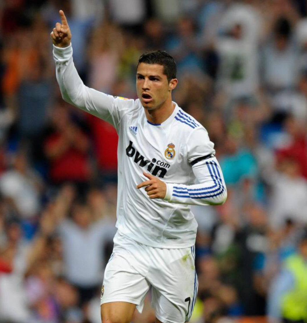 Camiseta retro de manga larga de local del Real Madrid 2010/2011