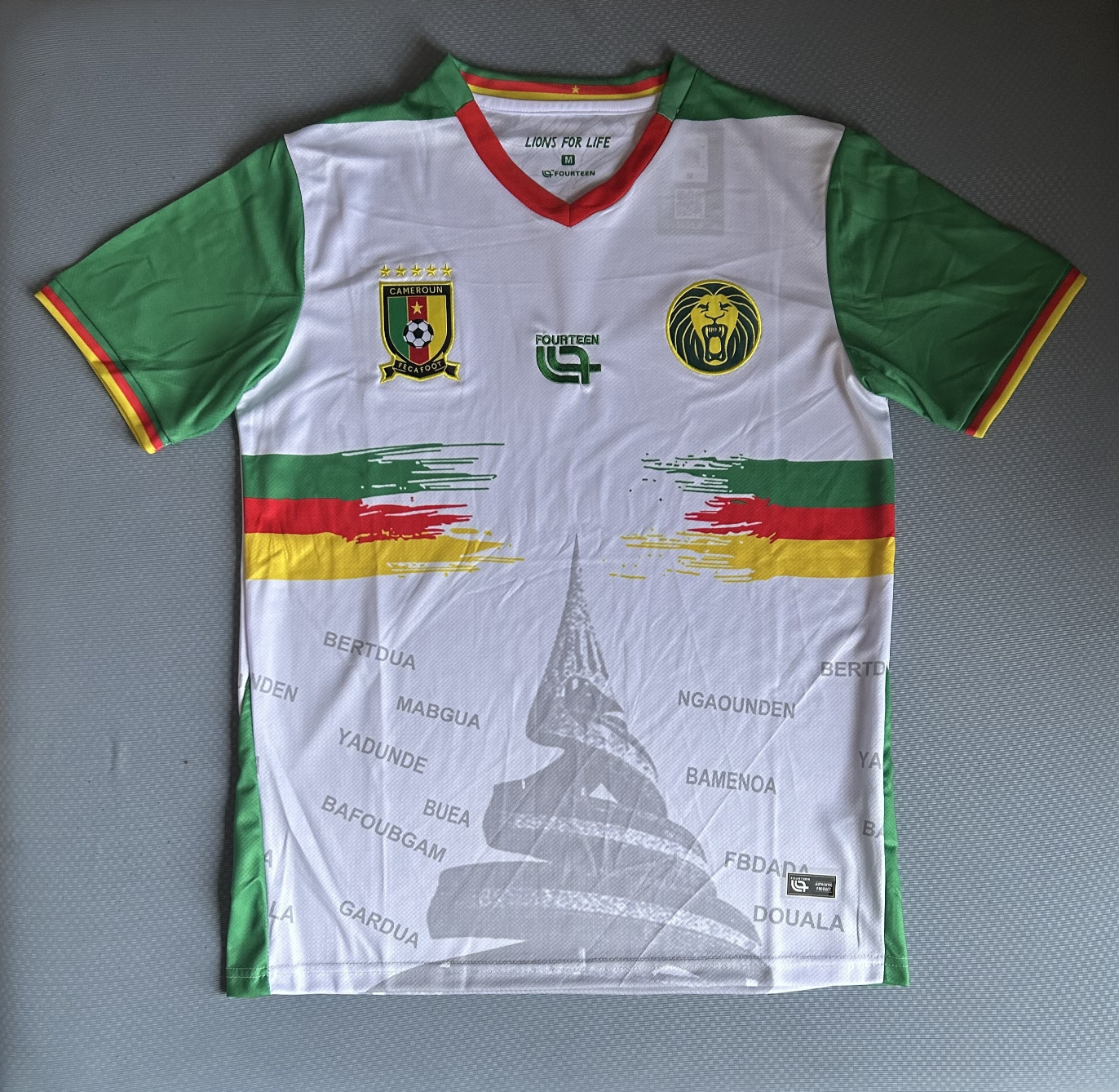 Cameroon 2025/2026 away white jersey