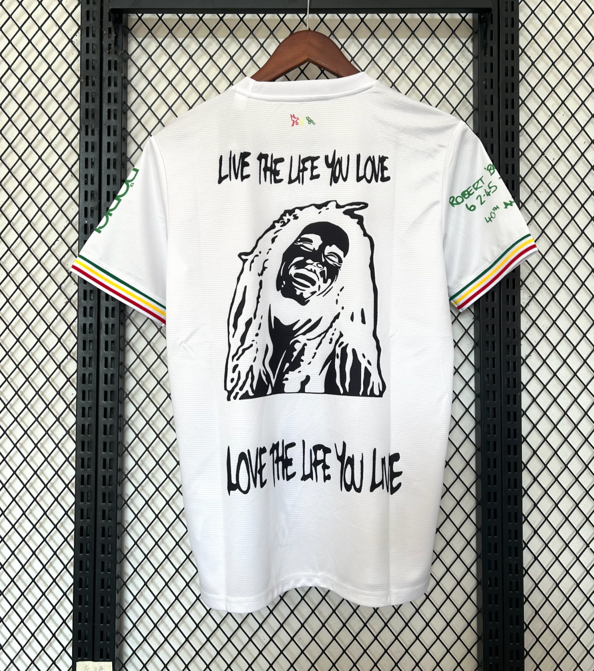 Ajax Bob Marley white jersey