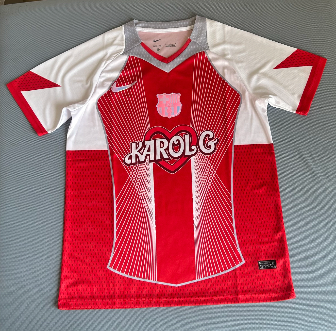 FC Barcelona Karol G Jersey Red Special Edition