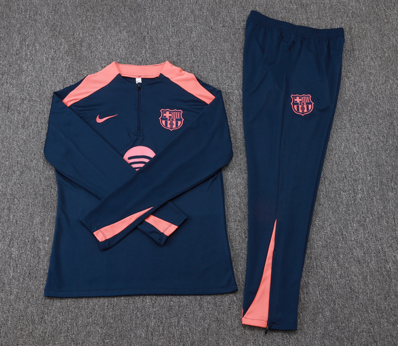 FC Barcelona 2025/2026 Blue and Pink Tracksuit