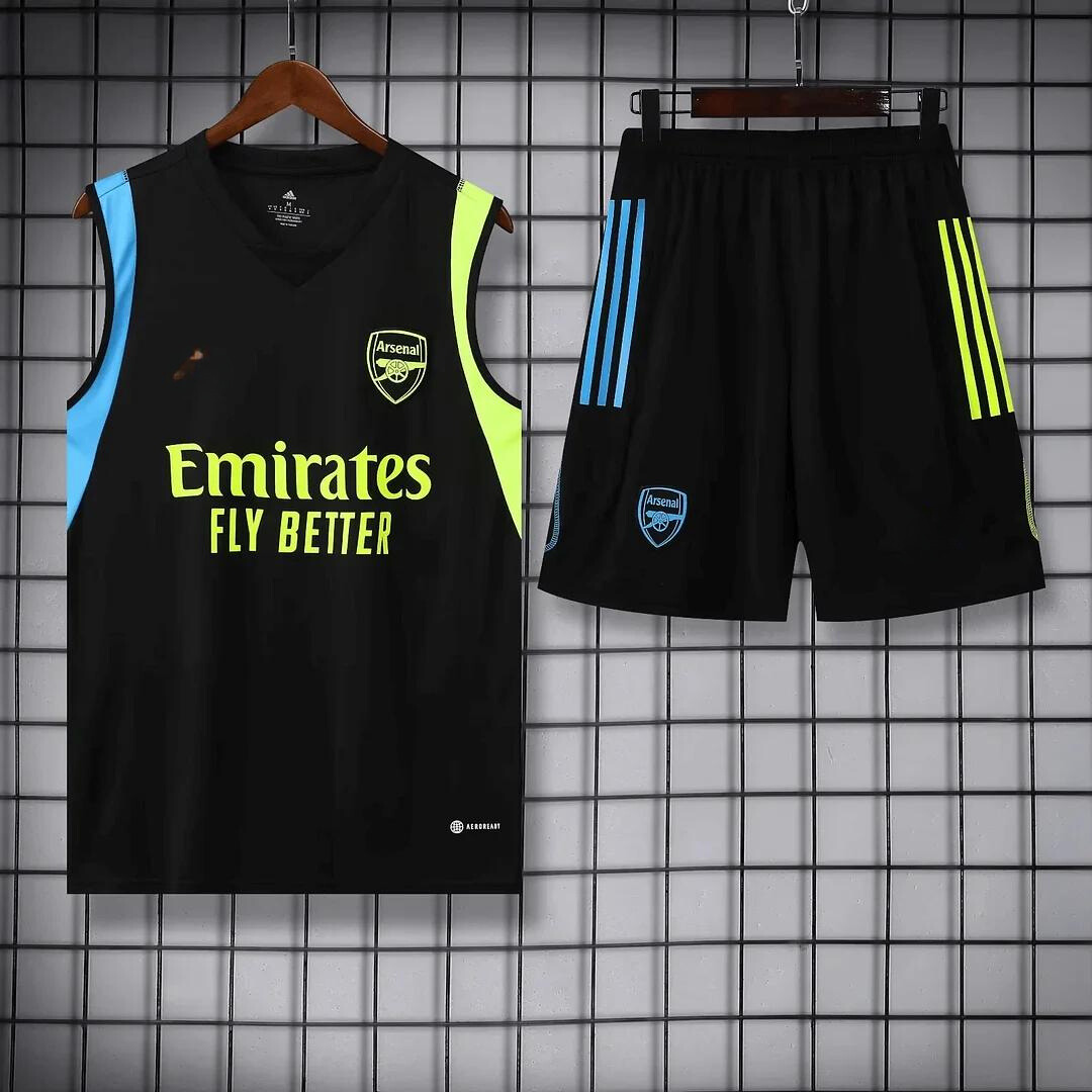Arsenal pre-match training Sleeveless black summer set 2023/2024
