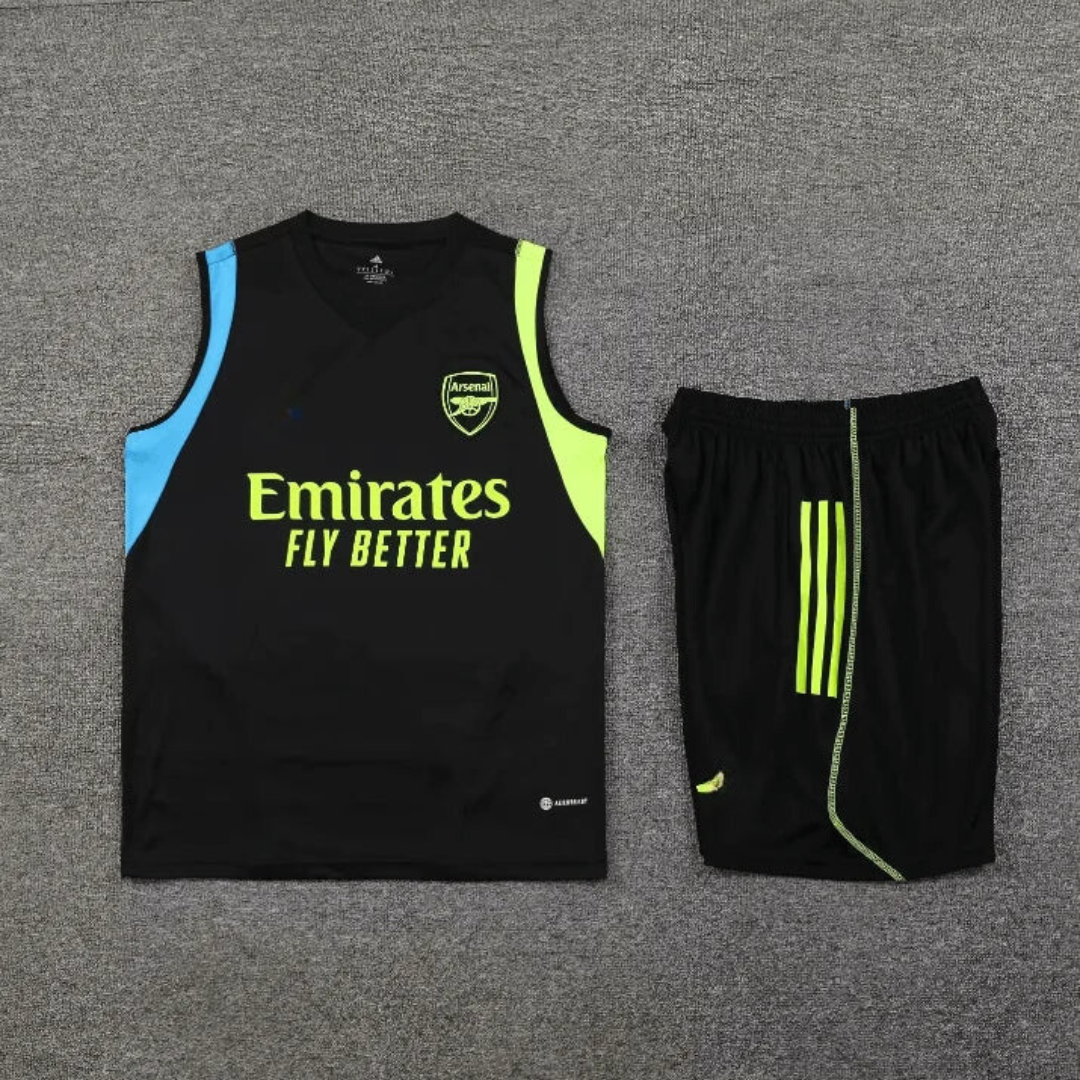 Arsenal pre-match training Sleeveless black summer set 2023/2024
